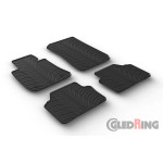 Original Gledring Passform Fußmatten Gummimatten 4 Tlg.+Fixing - BMW 3 Serie E90 & E91 2005->/2008-2012